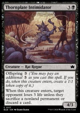 Thornplate Intimidator - Bloomburrow (Common) [BLB-117]