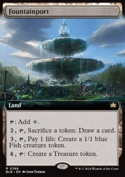 Fountainport - Bloomburrow: Extras (Rare) [XBLB-368]