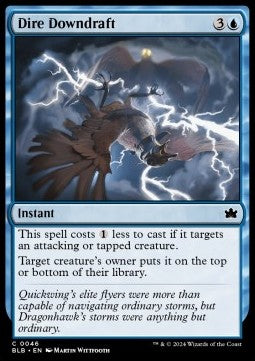 Dire Downdraft - Bloomburrow (Common) [BLB-46]