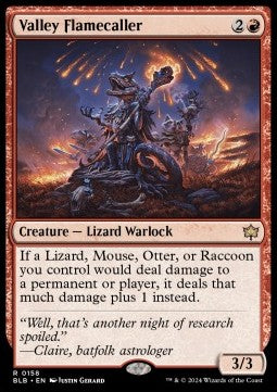 Valley Flamecaller - Bloomburrow (Rare) [BLB-158]