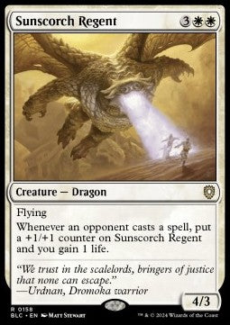 Sunscorch Regent - Commander: Bloomburrow (Rare) [BLC-158]