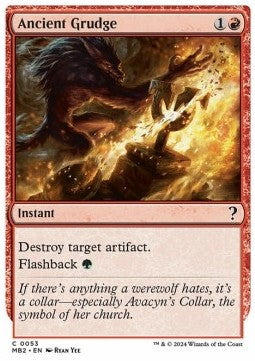 Ancient Grudge - Mystery Booster 2 (Common) [MB2-53]