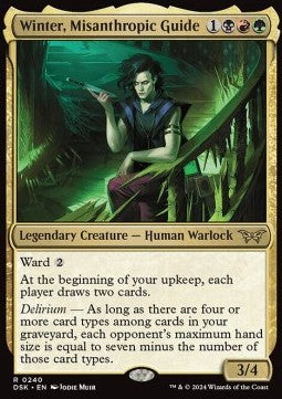 Winter, Misanthropic Guide - Duskmourn: House of Horror (Rare) [DSK-240]