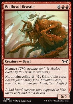 Bedhead Beastie - Duskmourn: House of Horror (Common) [DSK-125]