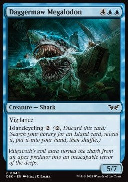 Daggermaw Megalodon - Duskmourn: House of Horror (Common) [DSK-48]