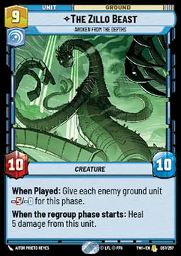 The Zillo Beast, Awoken From The Depths - Twilight of the Republic (Rare) [TWI-067]