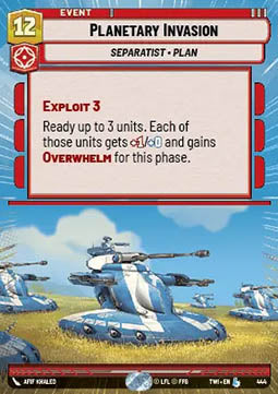 Planetary Invasion - Twilight of the Republic: Extras (Legendary) [XTWI-444]