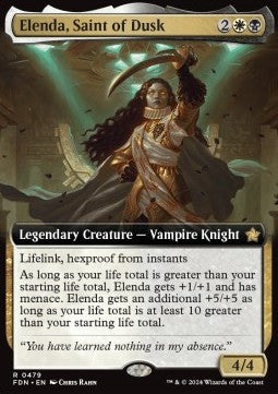 Elenda, Saint of Dusk (V.3) - Magic: The Gathering Foundations: Extras (Rare) [XFDN-479]