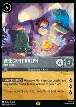 Wreck-It Ralph - Ham Hands (V.1) - Azurite Sea (Legendary) [6AZS-190]