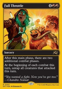 Full Throttle - Aetherdrift: First-Place (Rare) [DFTFP-460]