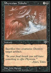 Phyrexian Tribute - Mirage (Rare)