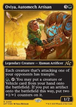 Oviya, Automech Artisan - Aetherdrift: First-Place (Rare) [DFTFP-469]