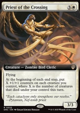 Priest of the Crossing - Commander: Aetherdrift: Extras (Rare) [XDFC-22]