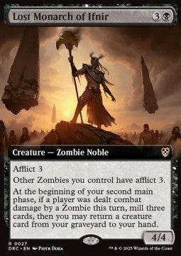 Lost Monarch of Ifnir - Commander: Aetherdrift: Extras (Rare) [XDFC-27]
