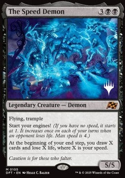 The Speed Demon (V.2) - Aetherdrift: Promos (Mythic) [PDFT-105]