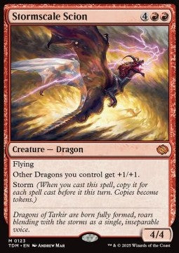 Stormscale Scion - Tarkir: Dragonstorm (Mythic) [TDM-123]