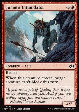 Summit Intimidator - Tarkir: Dragonstorm (Common) [TDM-125]