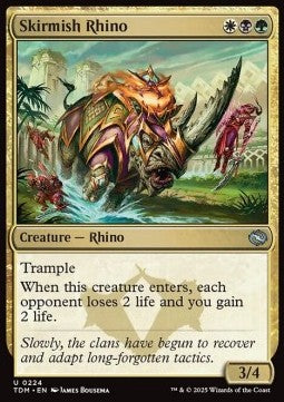 Skirmish Rhino - Tarkir: Dragonstorm (Uncommon) [TDM-224]