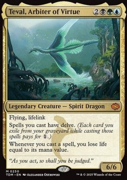 Teval, Arbiter of Virtue - Tarkir: Dragonstorm (Mythic) [TDM-230]
