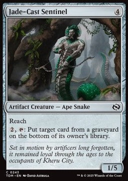 Jade-Cast Sentinel - Tarkir: Dragonstorm (Common) [TDM-243]