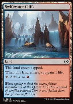 Swiftwater Cliffs - Tarkir: Dragonstorm (Common) [TDM-268]
