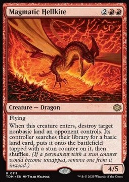 Magmatic Hellkite - Tarkir: Dragonstorm (Rare) [TDM-111]