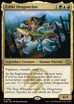 Eshki Dragonclaw - Tarkir: Dragonstorm (Rare) [TDM-182]