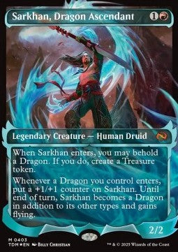 Sarkhan, Dragon Ascendant (V.2) - Tarkir: Dragonstorm: Extras (Mythic) [XTDM-403]
