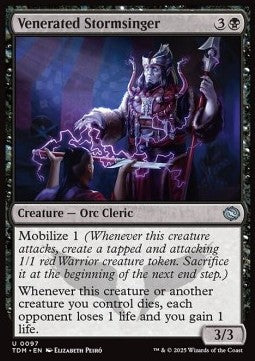 Venerated Stormsinger - Tarkir: Dragonstorm (Uncommon) [TDM-97]