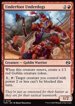 Underfoot Underdogs - Tarkir: Dragonstorm (Common) [TDM-129]