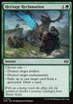 Heritage Reclamation - Tarkir: Dragonstorm (Common) [TDM-145]
