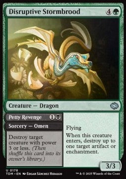 Disruptive Stormbrood // Petty Revenge - Tarkir: Dragonstorm (Uncommon) [TDM-178]