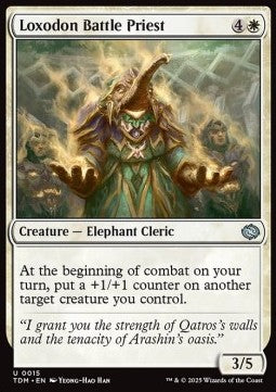 Loxodon Battle Priest - Tarkir: Dragonstorm (Uncommon) [TDM-15]