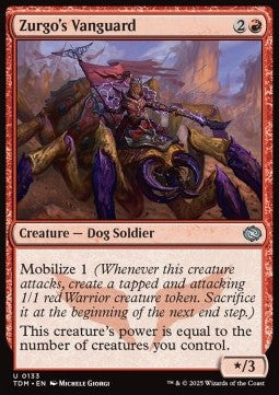 Zurgo's Vanguard - Tarkir: Dragonstorm (Uncommon) [TDM-133]
