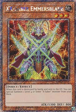 XX-Saber Emmersblade (V.1 - Platinum Secret Rare) - Quarter Century Stampede (Platinum Secret Rare) [RA04-141]