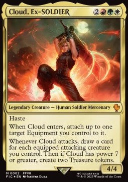 Cloud, Ex-SOLDIER - Commander: FINAL FANTASY (Mythic) [FIC-2]