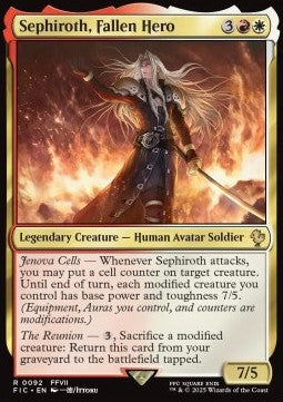 Sephiroth, Fallen Hero - Commander: FINAL FANTASY (Rare) [FIC-92]