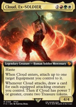 Cloud, Ex-SOLDIER (V.1) - Commander: Magic: The Gathering - FINAL FANTASY: Extras (Mythic) [XFIC-168]