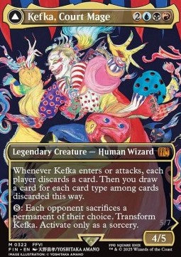Kefka, Court Mage // Kefka, Ruler of Ruin (V.1) - Magic: The Gathering - FINAL FANTASY: Extras (Mythic) [XFIN-322]