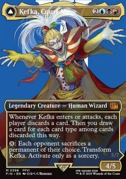 Kefka, Court Mage // Kefka, Ruler of Ruin (V.2) - Magic: The Gathering - FINAL FANTASY: Extras (Mythic) [XFIN-398]