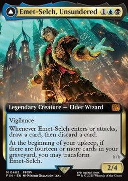 Emet-Selch, Unsundered // Hades, Sorcerer of Eld (V.2) - Magic: The Gathering - FINAL FANTASY: Extras (Mythic) [XFIN-483]
