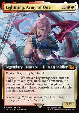 Lightning, Army of One (V.3) - FINAL FANTASY: Extras (Mythic) [XFIN-498]