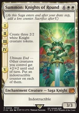 Summon: Knights of Round - FINAL FANTASY (Mythic) [FIN-36]