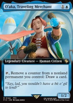 O'aka, Traveling Merchant - Commander: Magic: The Gathering - FINAL FANTASY: Extras (Rare) [XFIC-144]