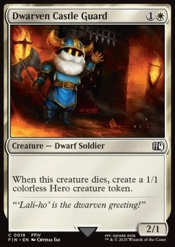 Dwarven Castle Guard - FINAL FANTASY (Common) [FIN-18]