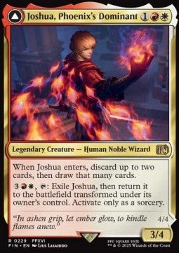 Joshua, Phoenix's Dominant // Phoenix, Warden of Fire - FINAL FANTASY (Rare) [FIN-229]
