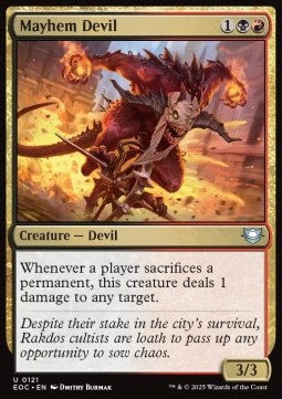 Mayhem Devil - Commander: Edge of Eternities (Uncommon) [EOC-121]