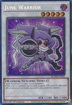Junk Warrior (V.1 - Secret Rare) - Battles of Legend: Monster Mayhem (Secret Rare) [BLMM-009]