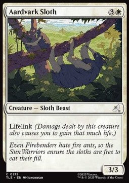Aardvark Sloth (V.1) - Avatar: The Last Airbender: Eternal (Common) [TLE-212]