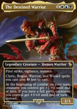 The Destined Warrior - Magic: The Gathering - FINAL FANTASY Holiday Release (Rare) [FINH-443]